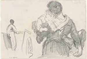 Madre e figlio [recto], c. 1871-1872
