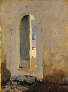 Porta aperta, Marocco, 1879-80 da John Singer Sargent