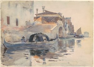 Ponte Panada, Fondamenta Nuove, Venezia da John Singer Sargent