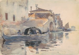 Ponte Panada, Fondamenta Nuove, Venezia da John Singer Sargent