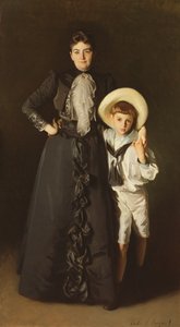 Ritratto di Mrs. Edward L. Davis e suo figlio, Livingston Davis, 1890