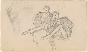 Uomini seduti, c. 1874-1877 da John Singer Sargent