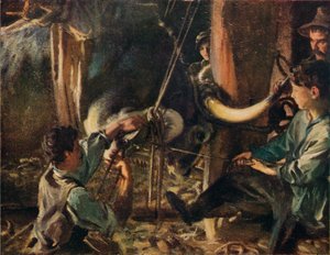 Ferratura del bue, c1910 da John Singer Sargent