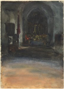 Interno di una chiesa spagnola da John Singer Sargent