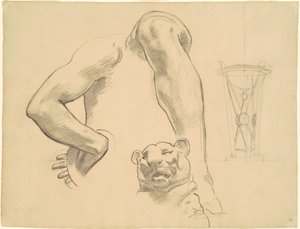 Studi per arte classica e romantica, c. 1921 da John Singer Sargent