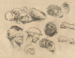 Studi per Gassed da John Singer Sargent