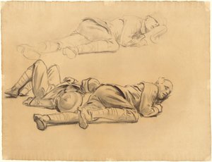 Studi per Gassed, 1918-1919