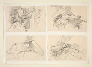 Studi di Cellini da John Singer Sargent