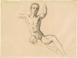 Studio per Figura sopra "Musica" da John Singer Sargent