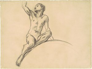 Studio per Figura sopra la Musica, 1919-1920 da John Singer Sargent