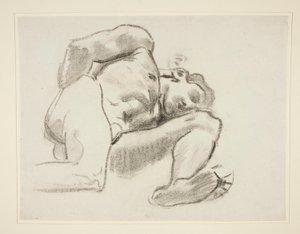 Studio per Prometeo, rondel, Rotonda, Museo delle Belle Arti di Boston da John Singer Sargent