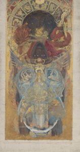 Studio per i murali della Biblioteca Pubblica di Boston: Progetto per un arco da John Singer Sargent