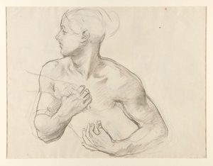 Studio di Clitennestra per Oreste inseguito dalle Furie, murale, Scalinata, Museo delle Belle Arti, Boston da John Singer Sargent