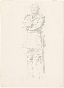 Studio del Generale Louis Botha per "Ufficiali Generali della Prima Guerra Mondiale" da John Singer Sargent
