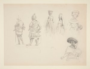 Studio di sei figure da John Singer Sargent