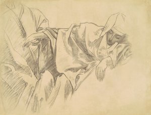 Studio della Crocifissione per i Quindici Misteri del Rosario da John Singer Sargent