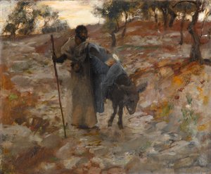 La fuga in Egitto da John Singer Sargent