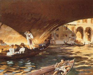 Il Rialto, Venezia da John Singer Sargent