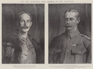 I due Hamilton con Roberts nel Transvaal da John Singer Sargent