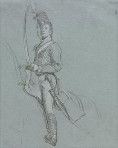 Un Ufficiale Ussaro a Cavallo da John Singleton Copley