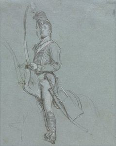 Un ufficiale ussaro a cavallo, 1812 da John Singleton Copley
