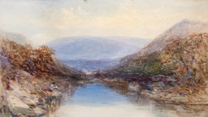 Sul bordo del fiume da John Skinner Prout