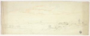Vista panoramica della città di mare da John Skinner Prout