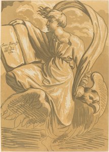 San Giovanni Evangelista da John Skippe after Parmigianino