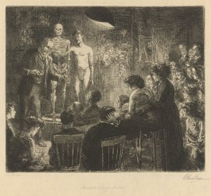 Anschutz parlando di anatomia da John French Sloan