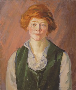 Gilet verde (Jennie Doyle) 1914-15 da John French Sloan