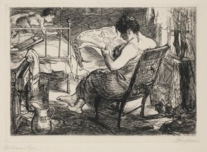 La pagina della donna da John French Sloan
