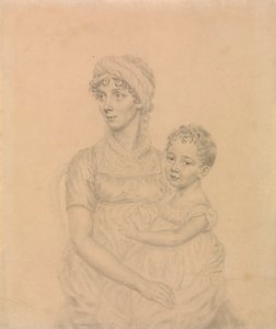 Lady Wigram con il Suo Figlio Neonato, William Pitt Wigram