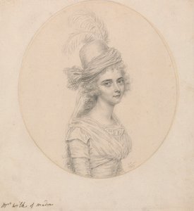 Ritratto di Mrs. Wilks di Madras da John Smart