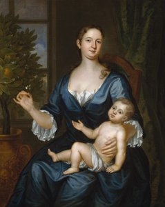 Mrs. Francis Brinley e suo figlio Francis