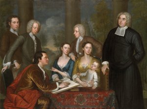 Il gruppo delle Bermuda (Dean Berkeley e il suo entourage) da John Smibert