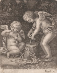 Cupidi che provano un arco da John Smith