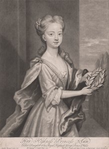 Sua Altezza la Principessa Anna, Figlia Maggiore di Sua Altezza Reale Giorgio Principe di Galles, 1720 da John Smith
