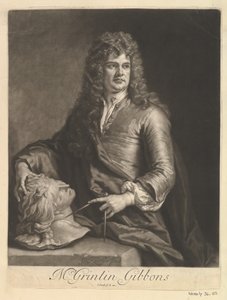 Ritratto di Grinling Gibbons, 1690