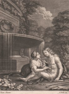 Venere trattiene Adone dalla caccia da John Smith