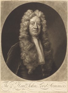 John Lord Sommers da John Smith after Jonathan Richardson, Sr.