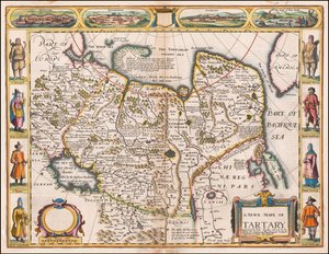 Mappa della Tartaria del 1626 di John Speed
