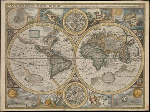 Nuova e accurata mappa del mondo da John Speed