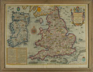 Mappa raffigurante le invasioni di Inghilterra e Irlanda con tutte le loro guerre civili dal Conquista, c.1627