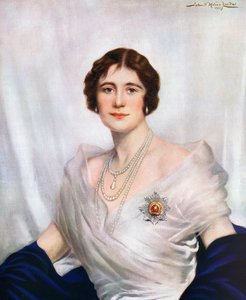 Ritratto di incoronazione della regina Elisabetta, la Regina Madre nel 1937