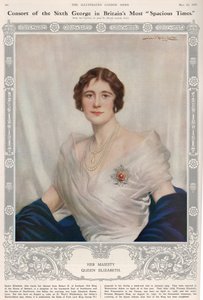 Ritratto della regina Elisabetta (1900-2002) da 