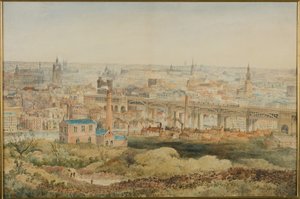 Newcastle upon Tyne da Windmill Hills, Gateshead, 1887