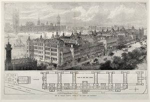 Il nuovo ospedale di San Tommaso aperto dalla Regina mercoledì scorso, 1871 da John Sulman