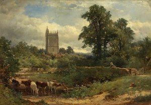 Chiesa di Bitton da John Syer