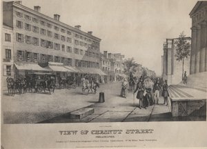 Veduta di Chesnut Street, Philadelphia