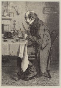 La cena di Natale del celibe da John Templeton Lucas